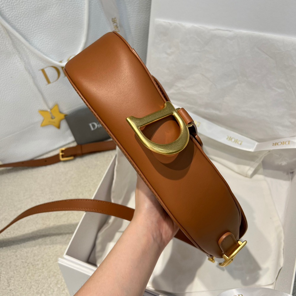 中號 Soft Saddle馬鞍包駝色復古光滑牛皮革_6