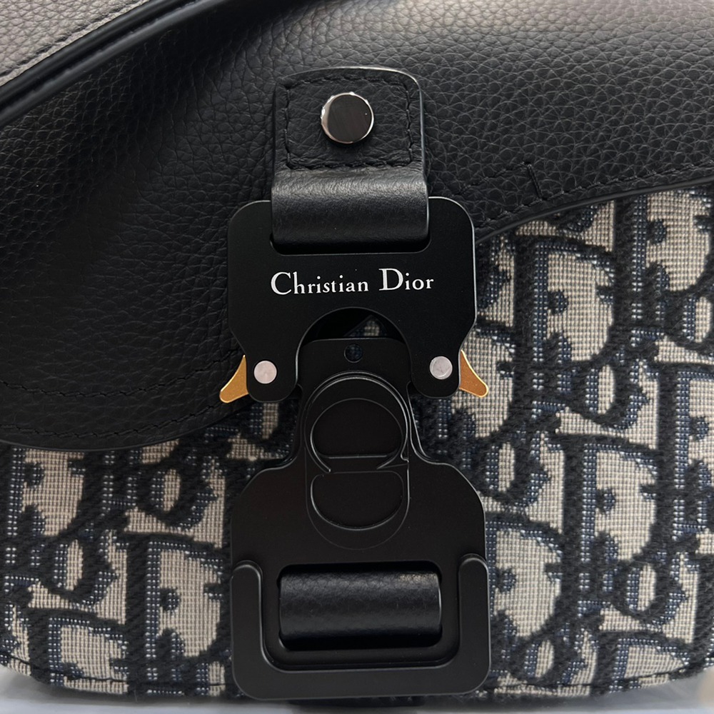 馬鞍手拿包附肩帶藍D_4