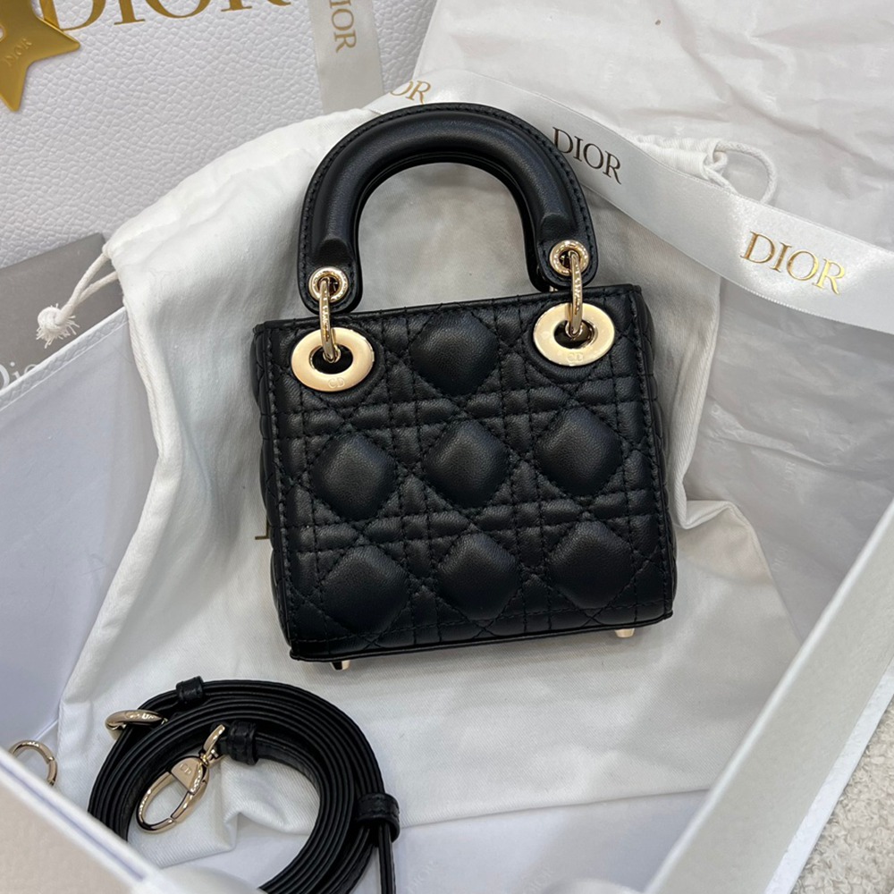 Lady  超迷你黑色/羊皮_1