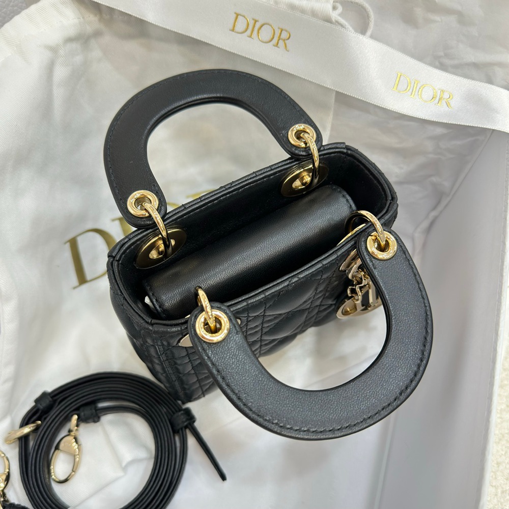 Lady  超迷你黑色/羊皮_12