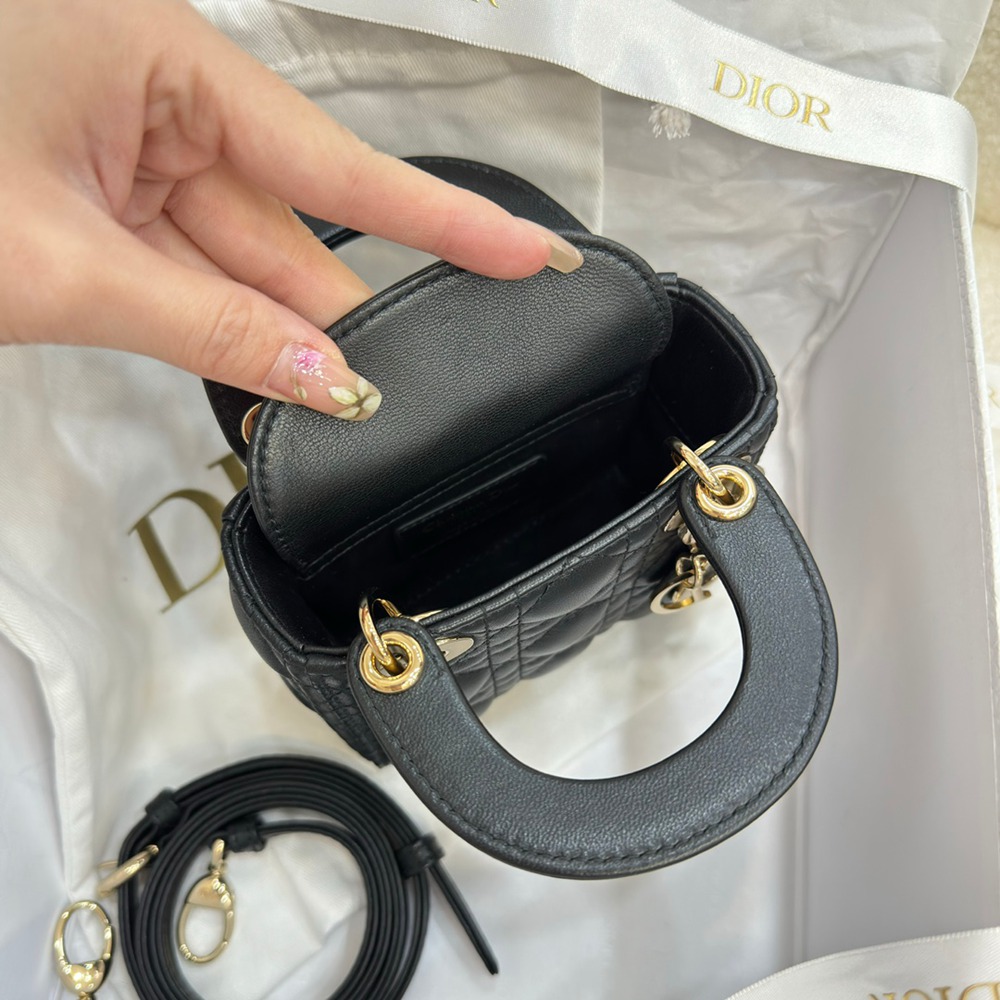 Lady  超迷你黑色/羊皮_13