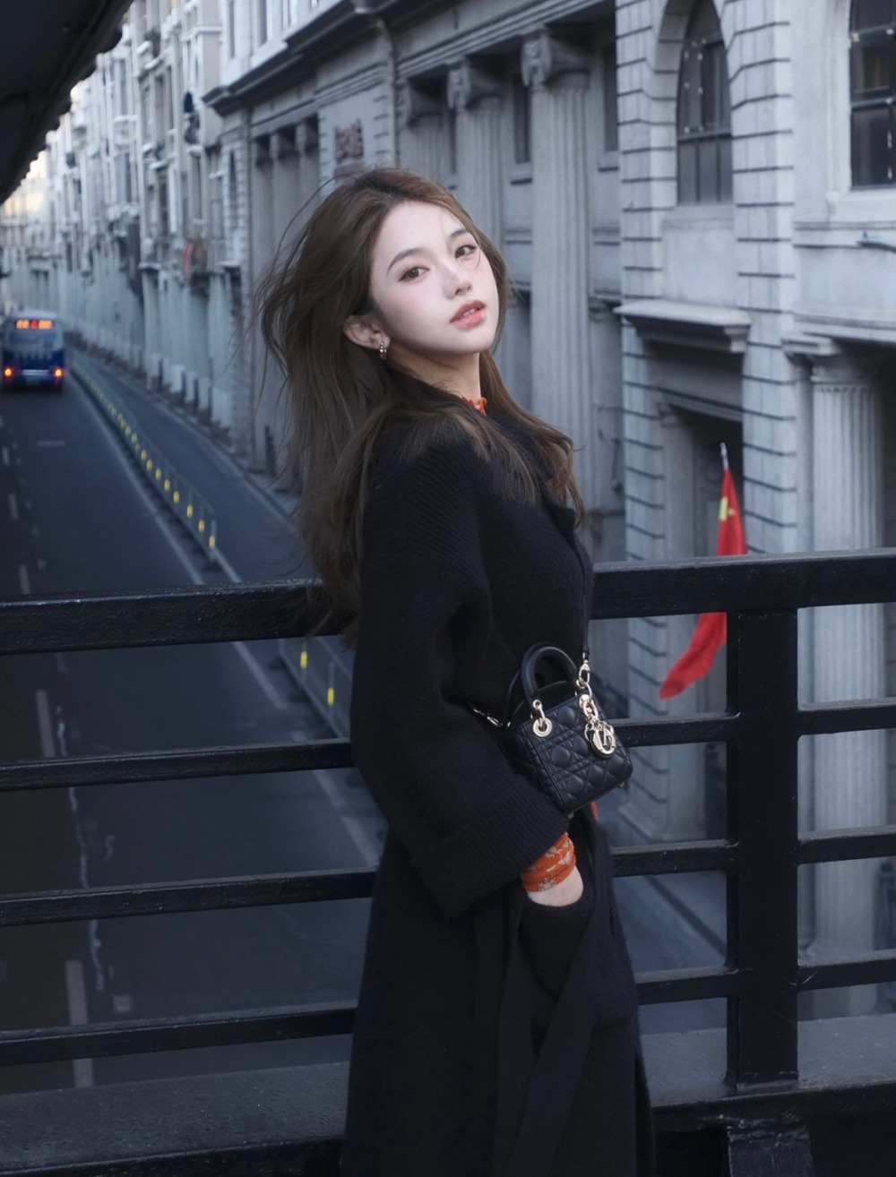 Lady  超迷你黑色/羊皮_5