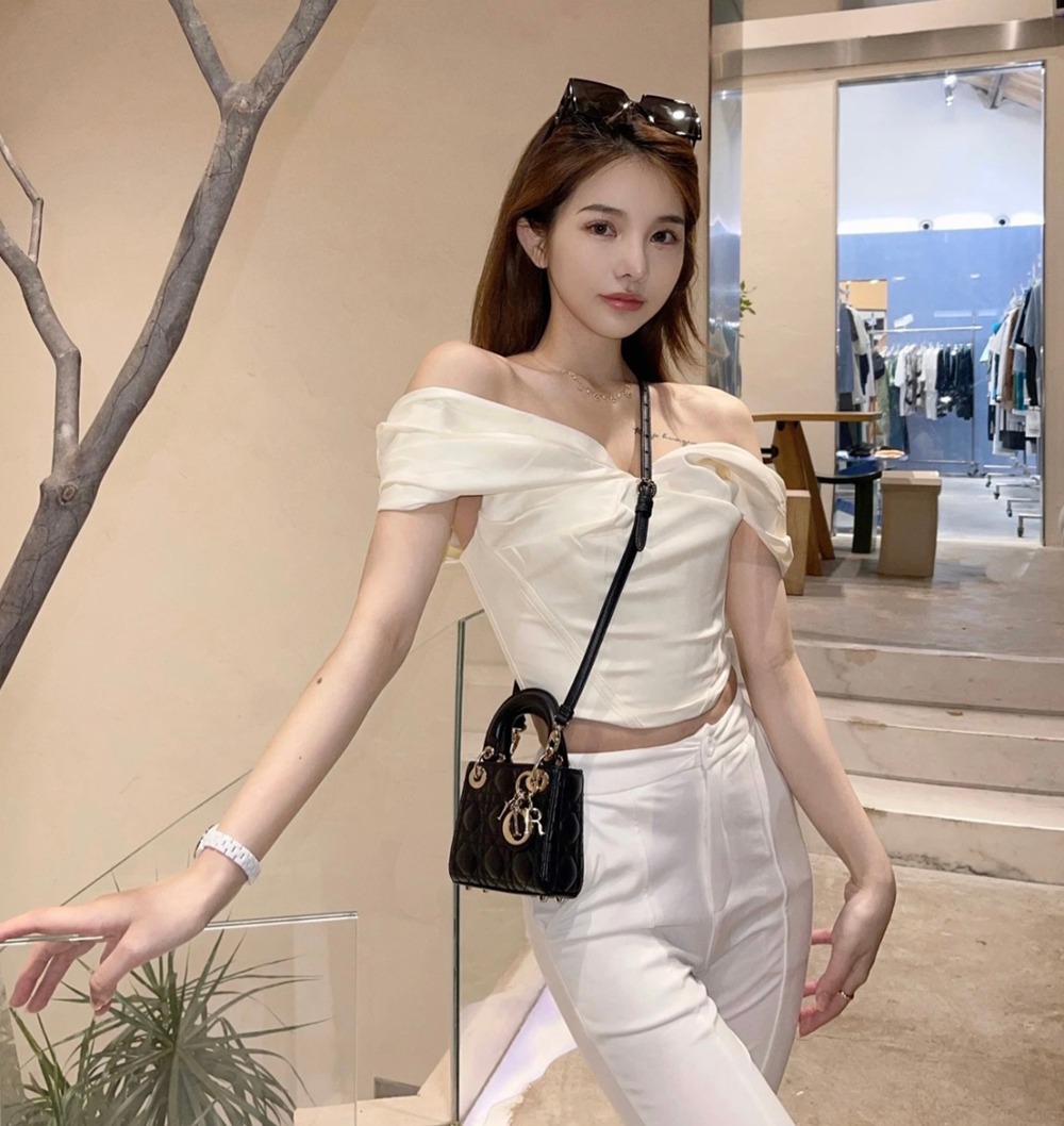 Lady  超迷你黑色/羊皮_6