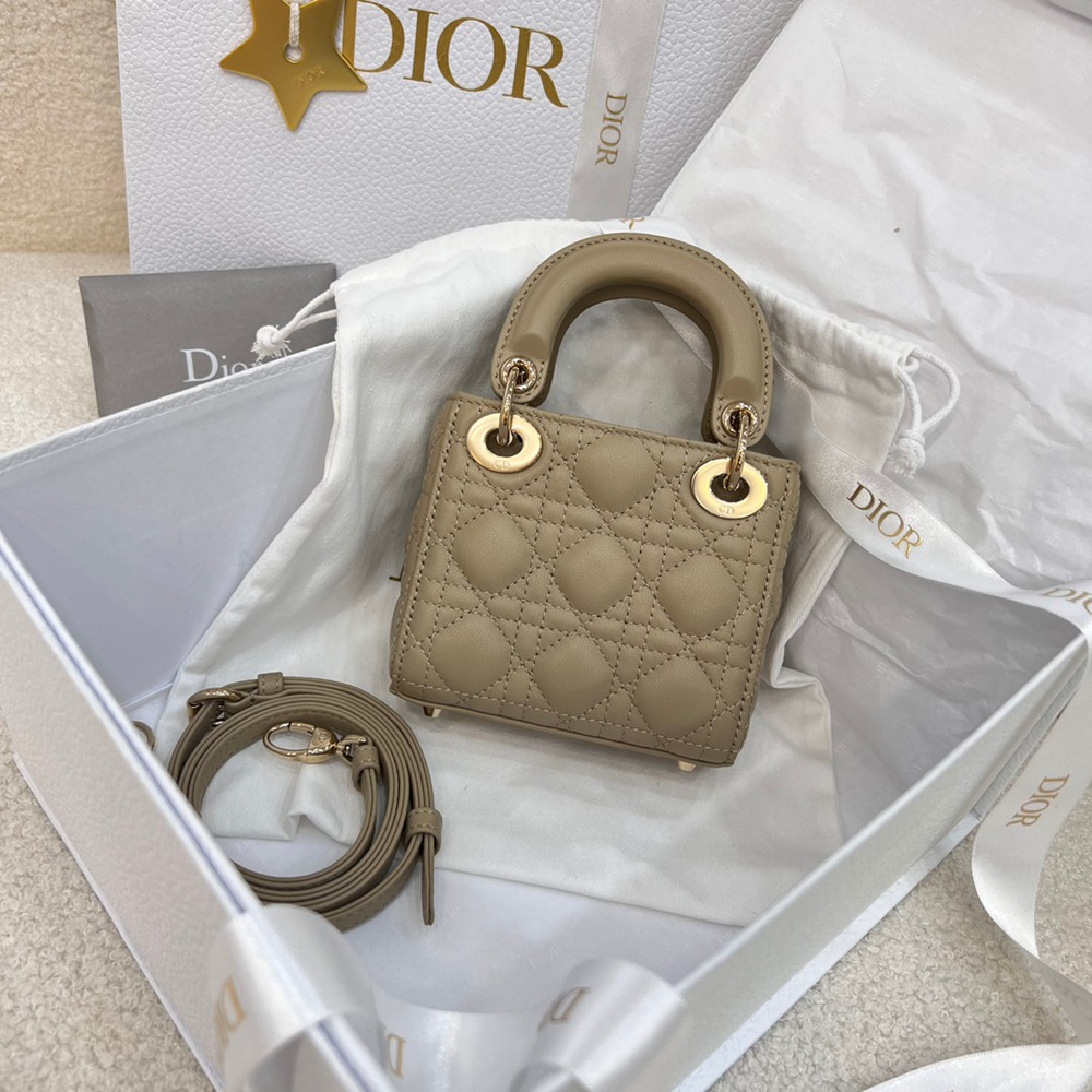 Lady  超迷你沙褐色/羊皮_2