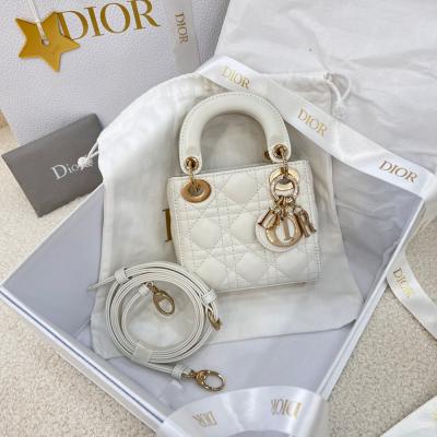 Lady  超迷你白色/羊皮