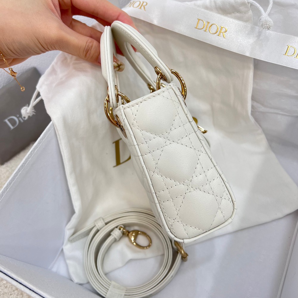 Lady  超迷你白色/羊皮_6