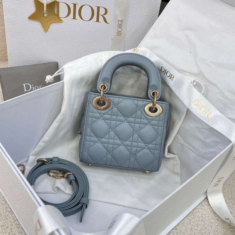 Lady  超迷你雲霧藍/羊皮_4