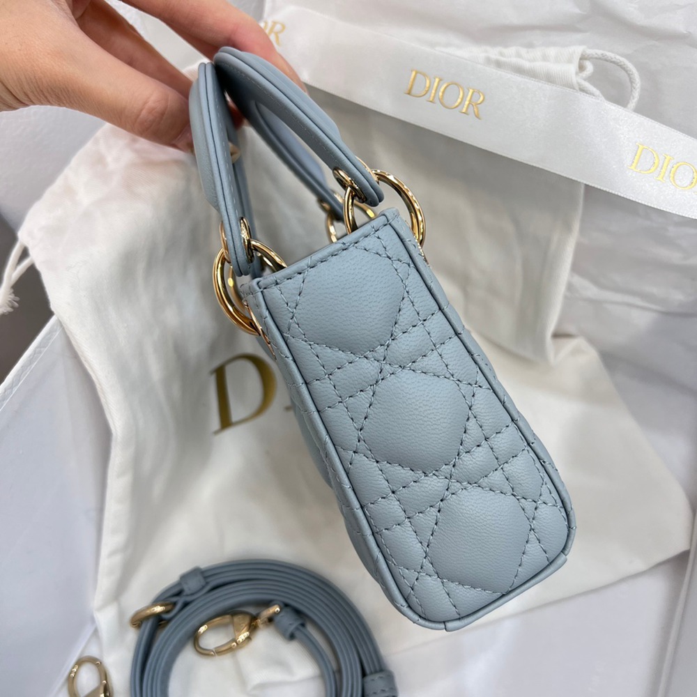 Lady  超迷你雲霧藍/羊皮_6