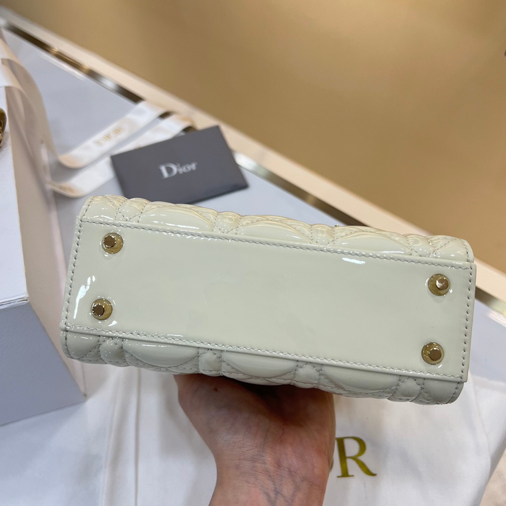 Mini Lady奶白/漆皮_5