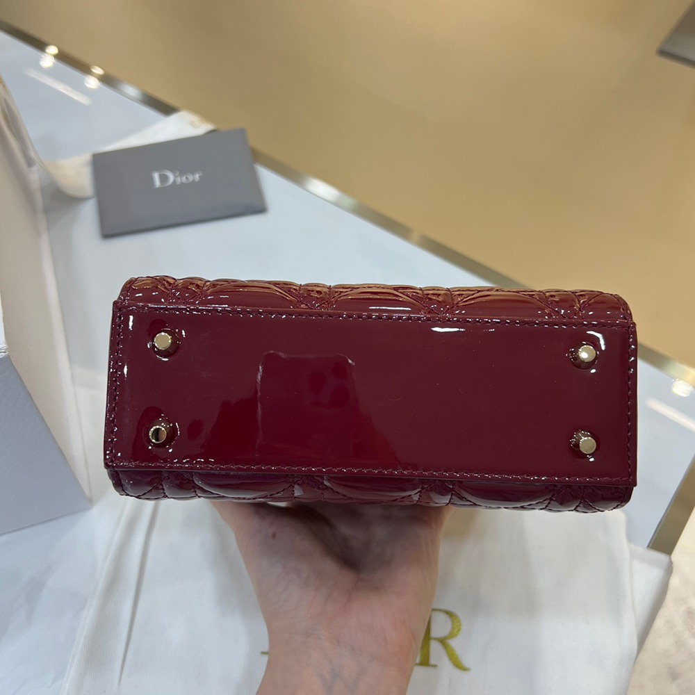 Mini Lady酒紅 漆皮_2