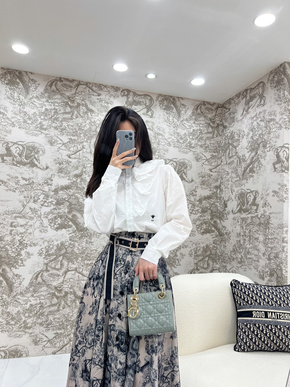 Mini Lady霧霾藍/漆皮_3