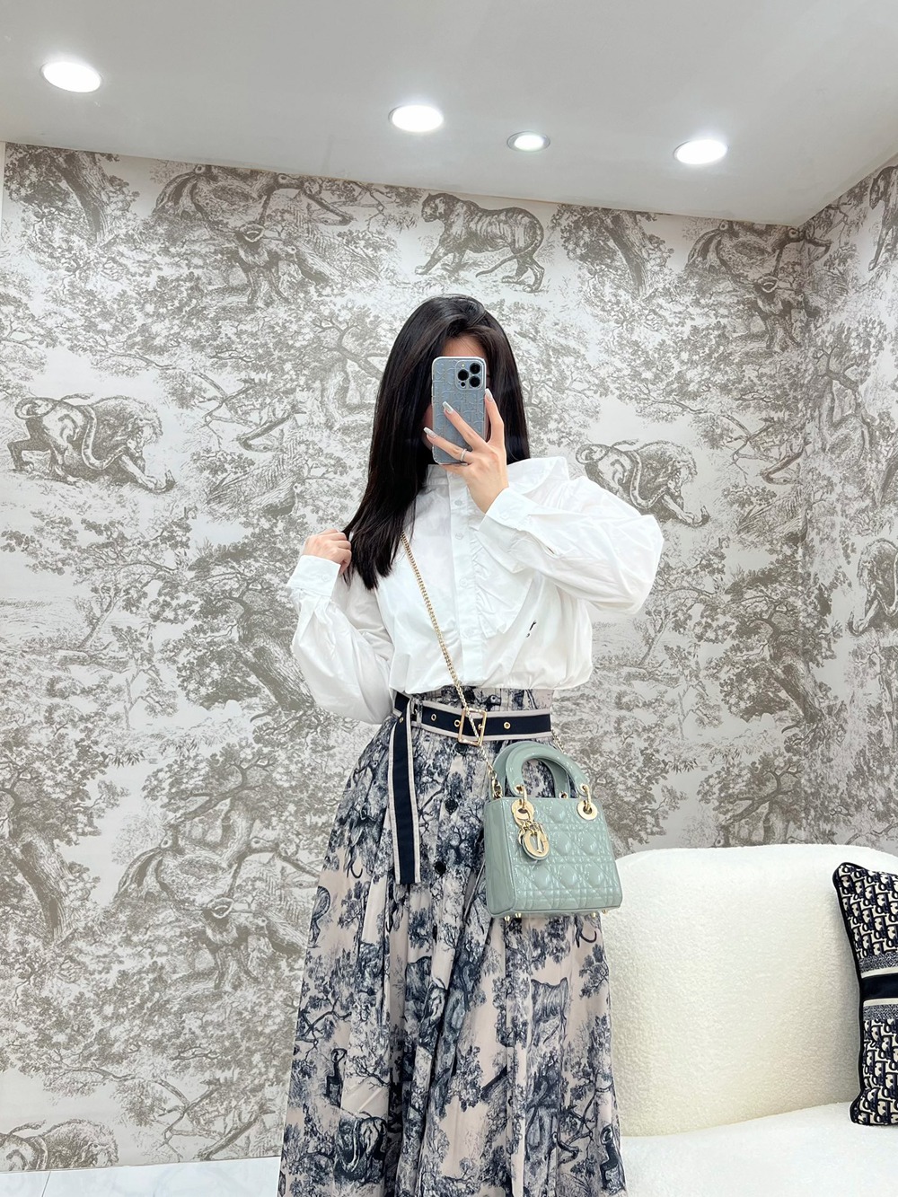 Mini Lady霧霾藍/漆皮_4