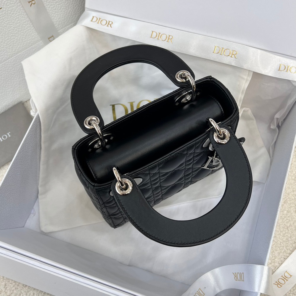 Mini Lady黑色羊皮銀_3