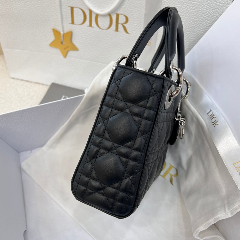 Mini Lady黑色羊皮銀_5