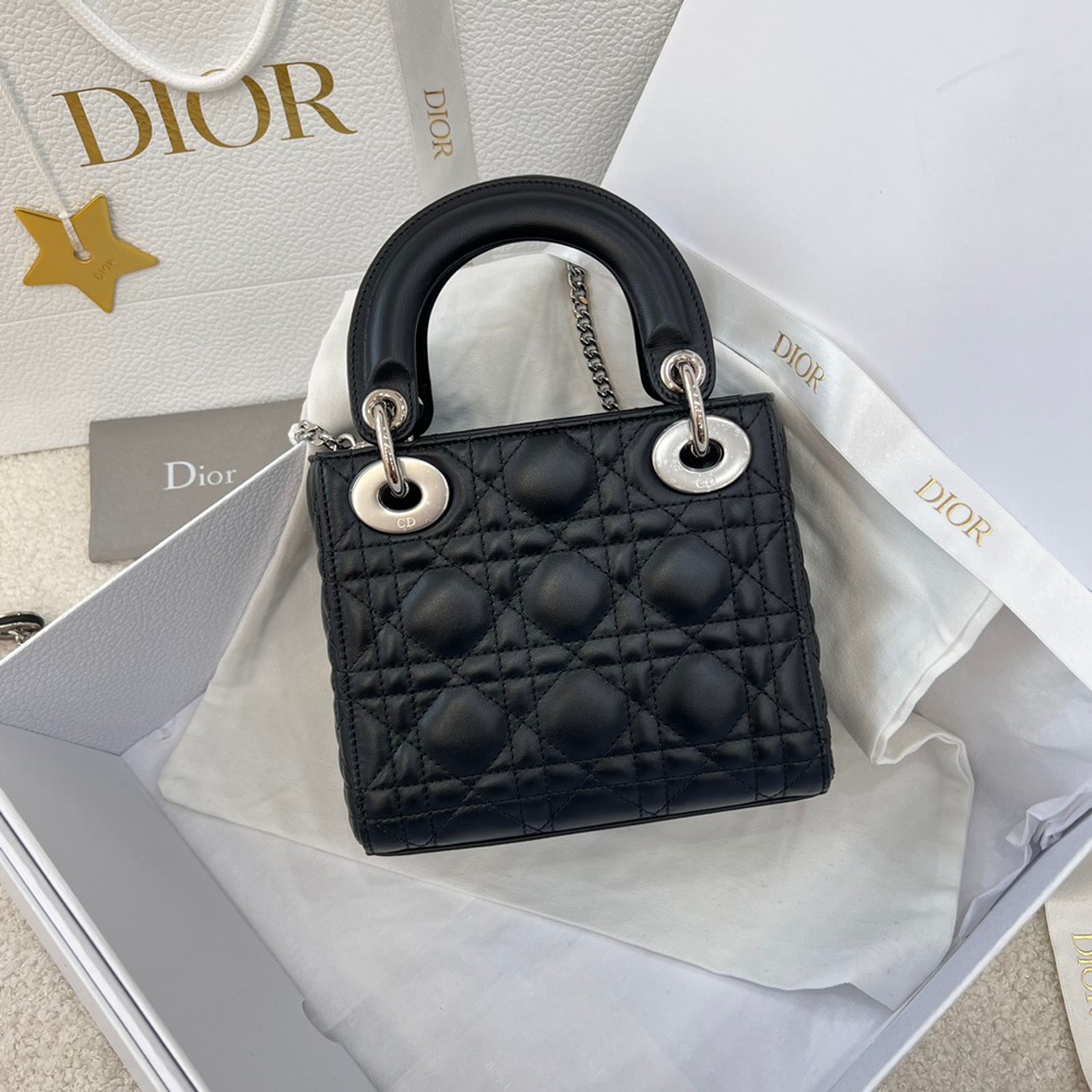 Mini Lady黑色羊皮銀_8