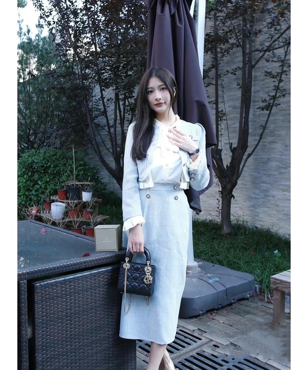 Mini Lady三格/黑色/羊皮_4