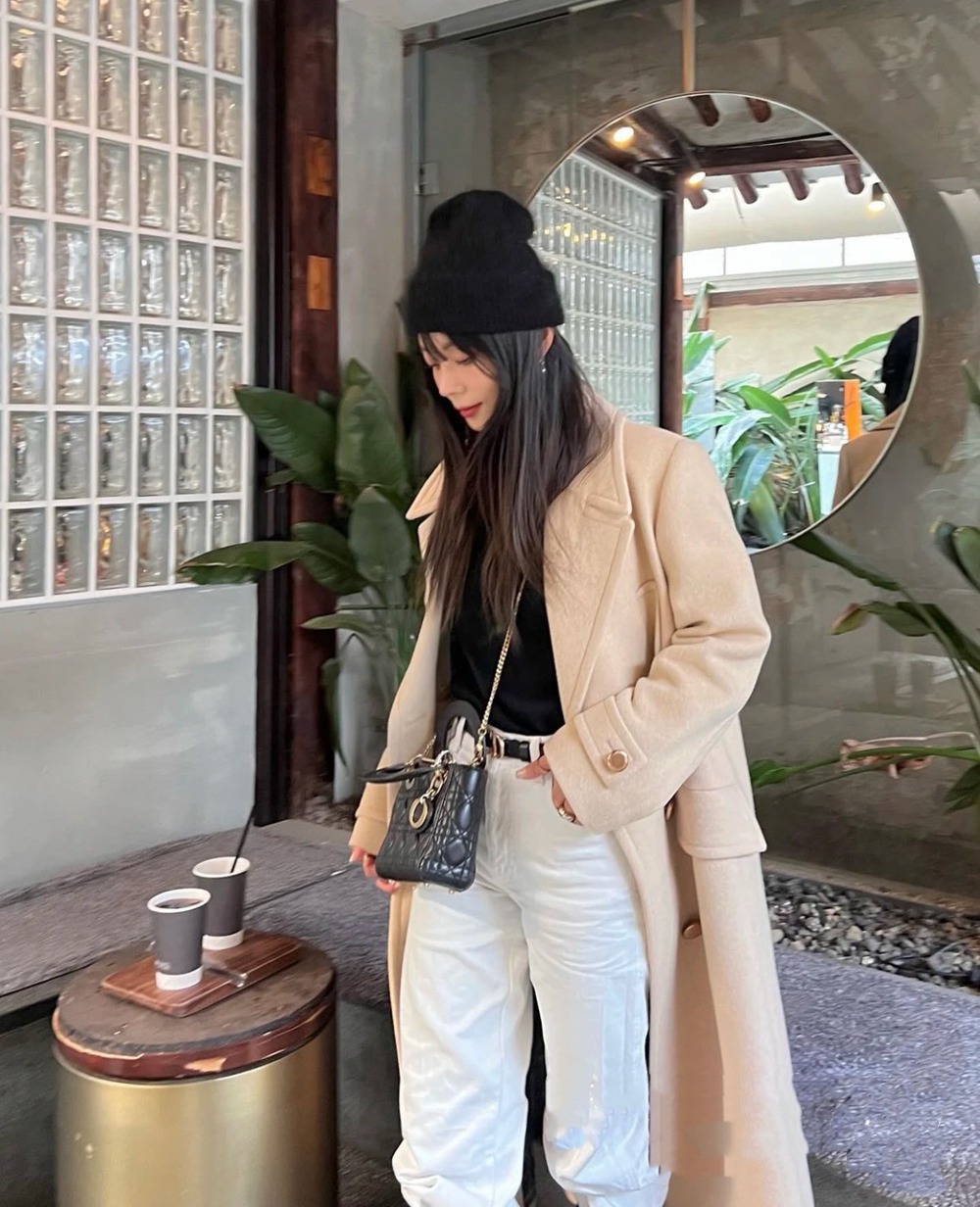 Mini Lady三格/黑色/羊皮_6