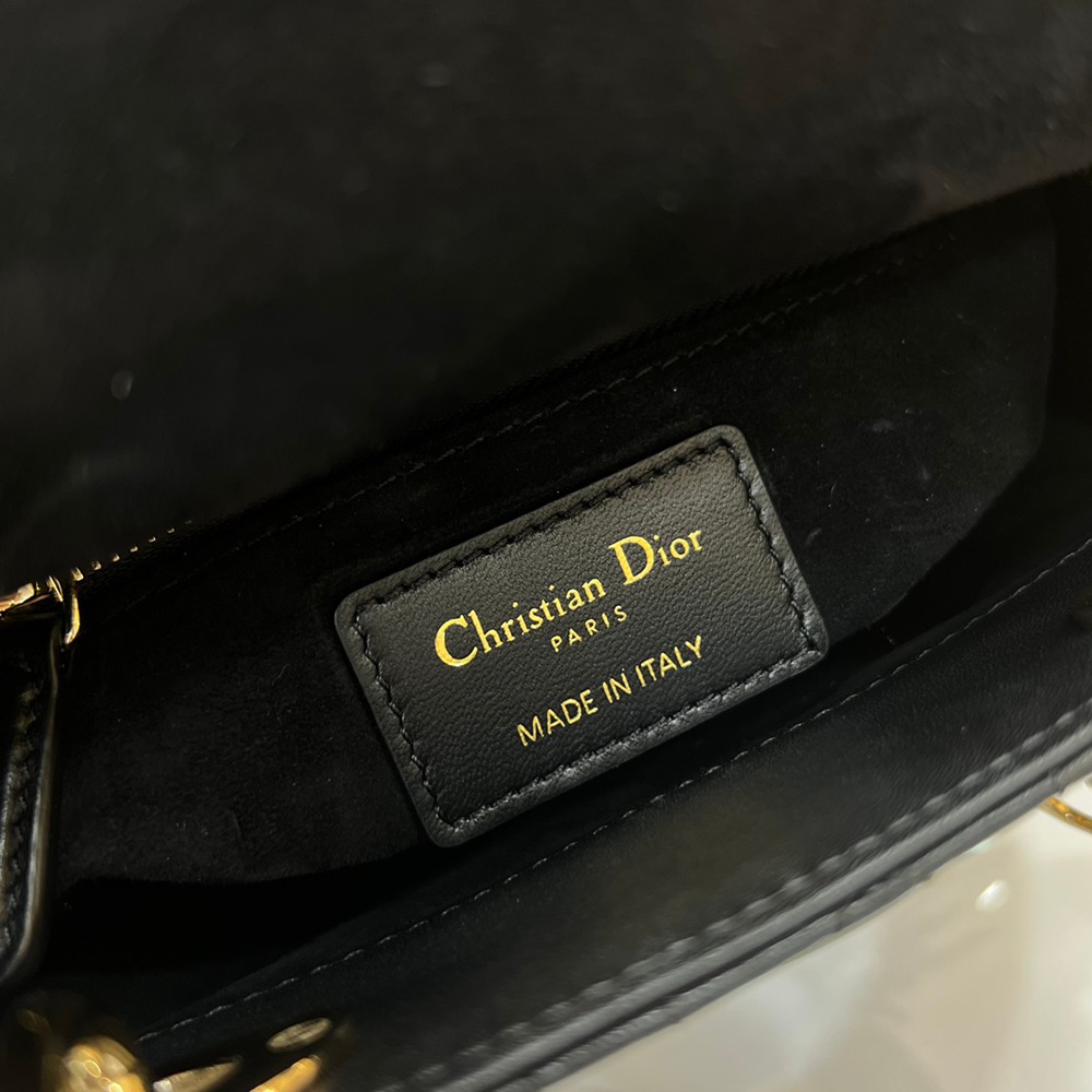 Mini Lady三格/黑色/羊皮_8