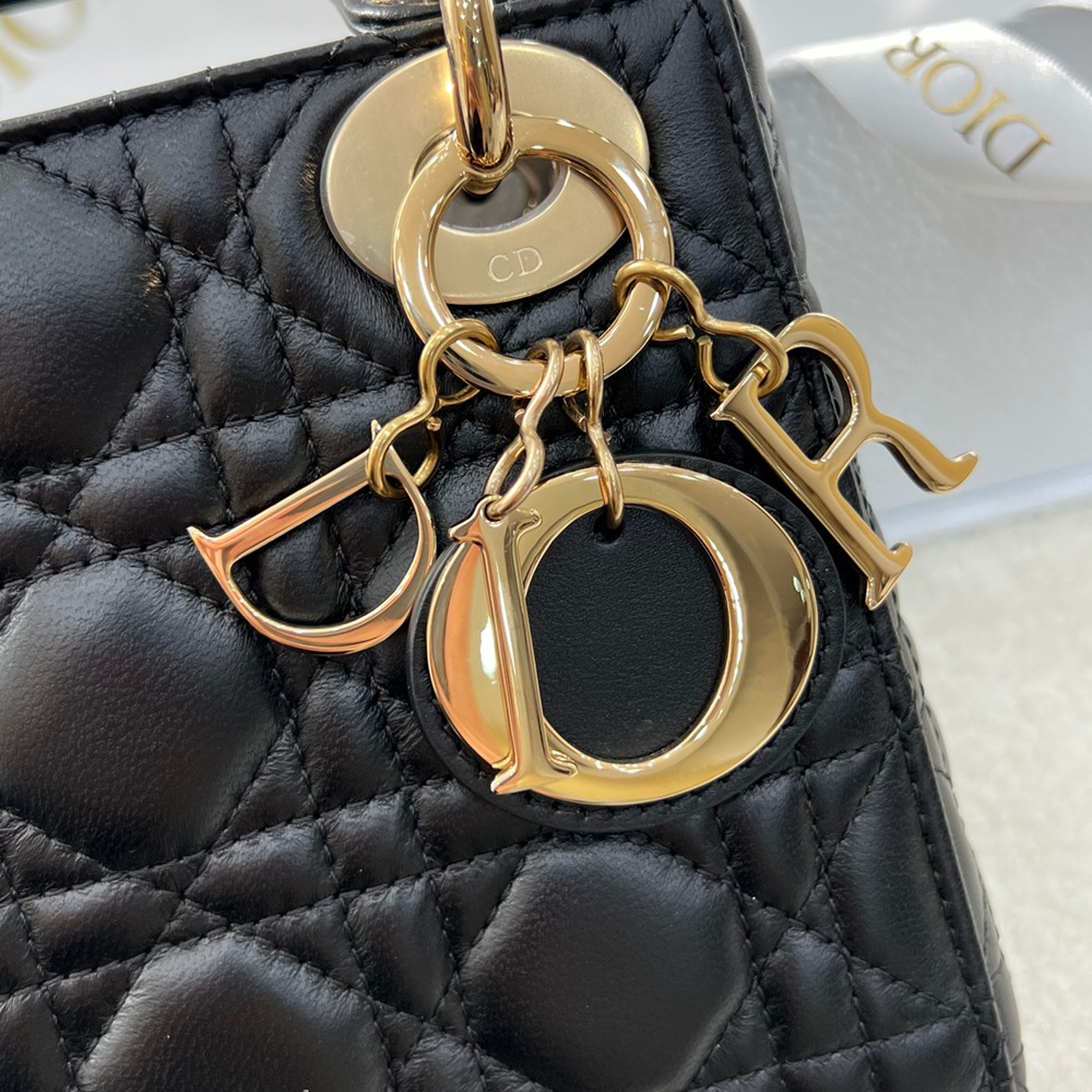 Mini Lady黑色羊皮紅內裏_2