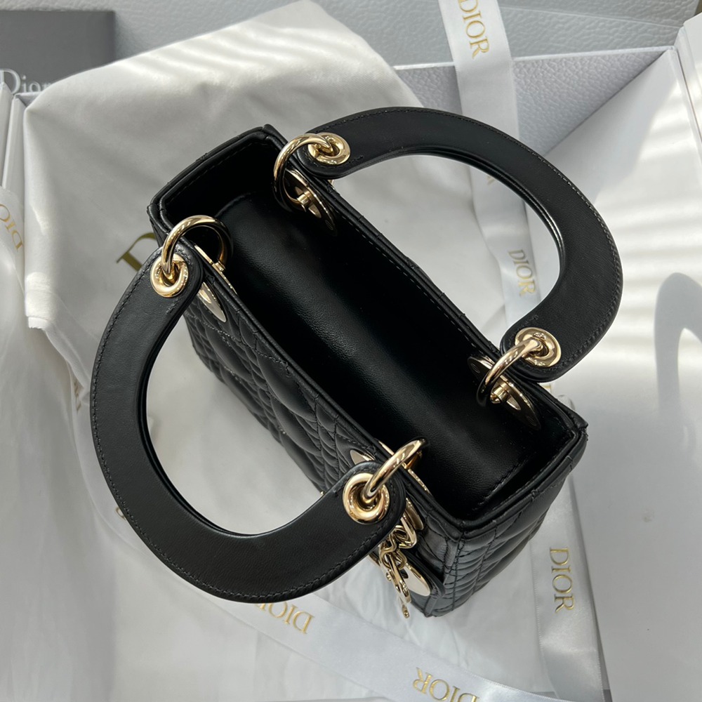 Mini Lady黑色羊皮紅內裏_3