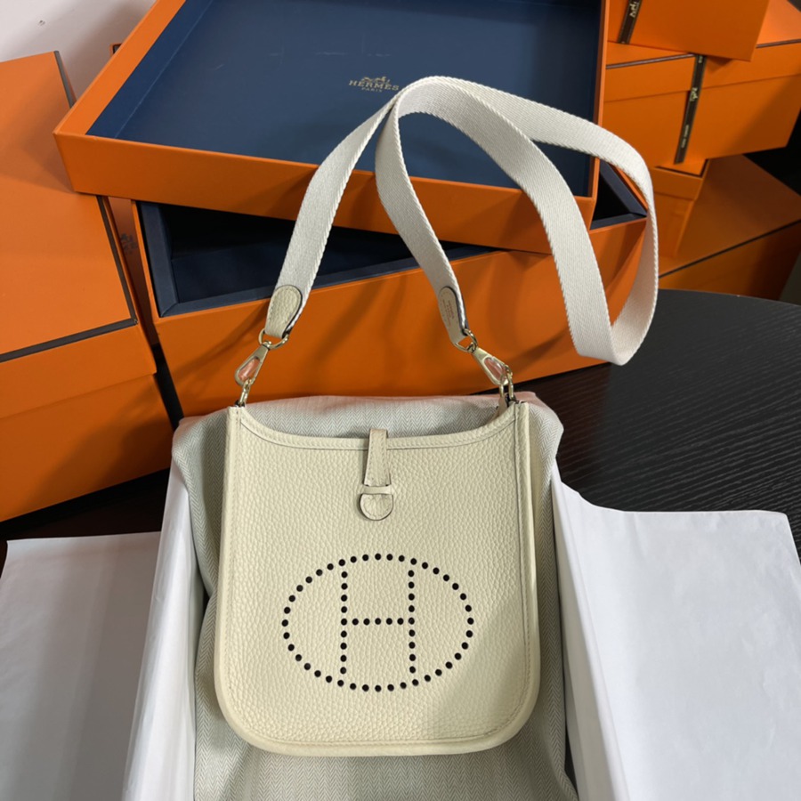 伊芙琳Evelyn 16 Mini 奶油白 TC皮_1