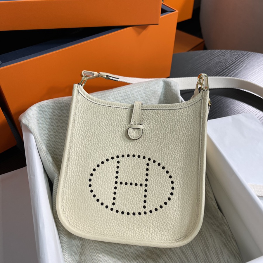 伊芙琳Evelyn 16 Mini 奶油白 TC皮_2