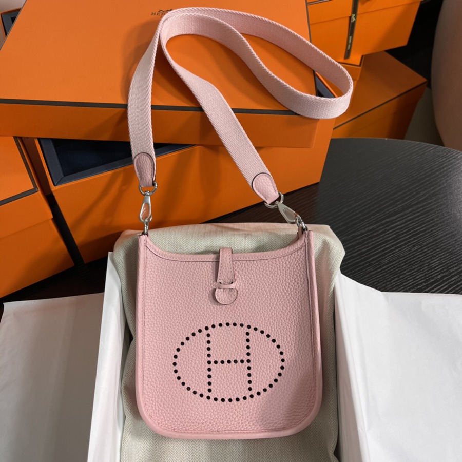 伊芙琳Evelyn 16 Mini 樓花粉 TC皮_1