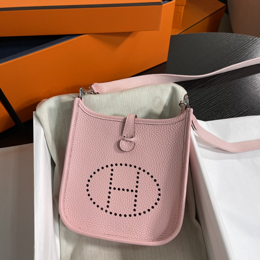 伊芙琳Evelyn 16 Mini 樓花粉 TC皮_2