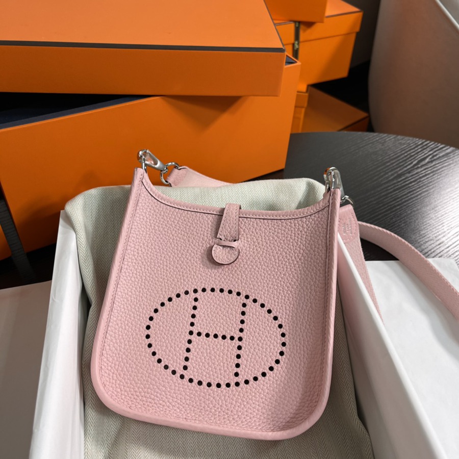 伊芙琳Evelyn 16 Mini 樓花粉 TC皮_6