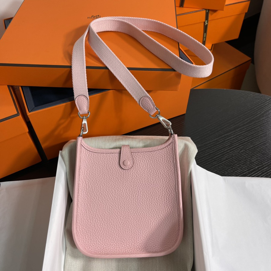 伊芙琳Evelyn 16 Mini 樓花粉 TC皮_7