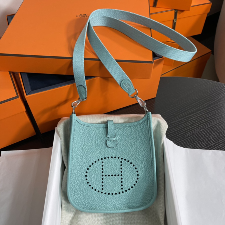 伊芙琳Evelyn 16 Mini 馬卡龍藍TC皮_1