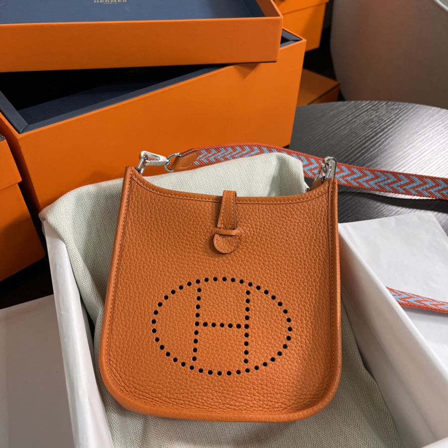 伊芙琳Evelyn 16 Mini 橙色TC皮_2