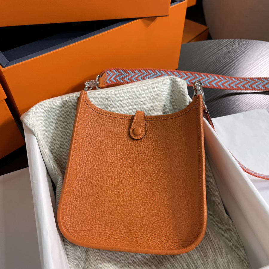 伊芙琳Evelyn 16 Mini 橙色TC皮_4