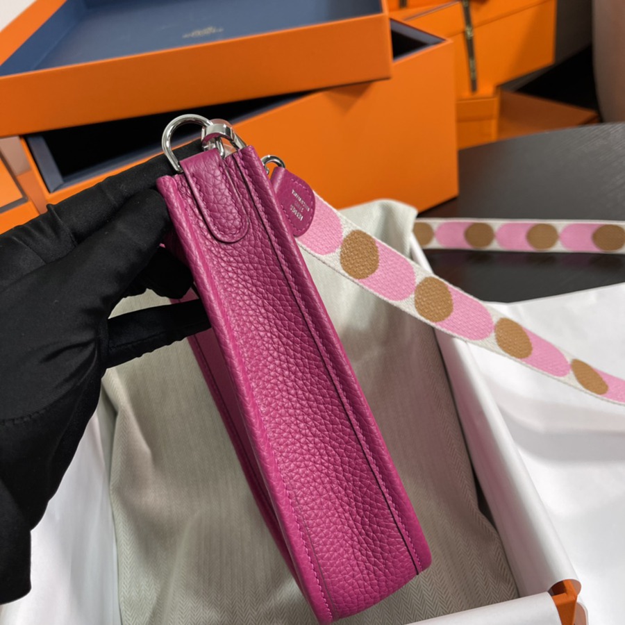 伊芙琳Evelyn 16 Mini 玫瑰紫 TC皮_7