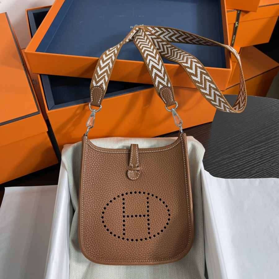 伊芙琳Evelyn 16 Mini 金棕TC皮_1