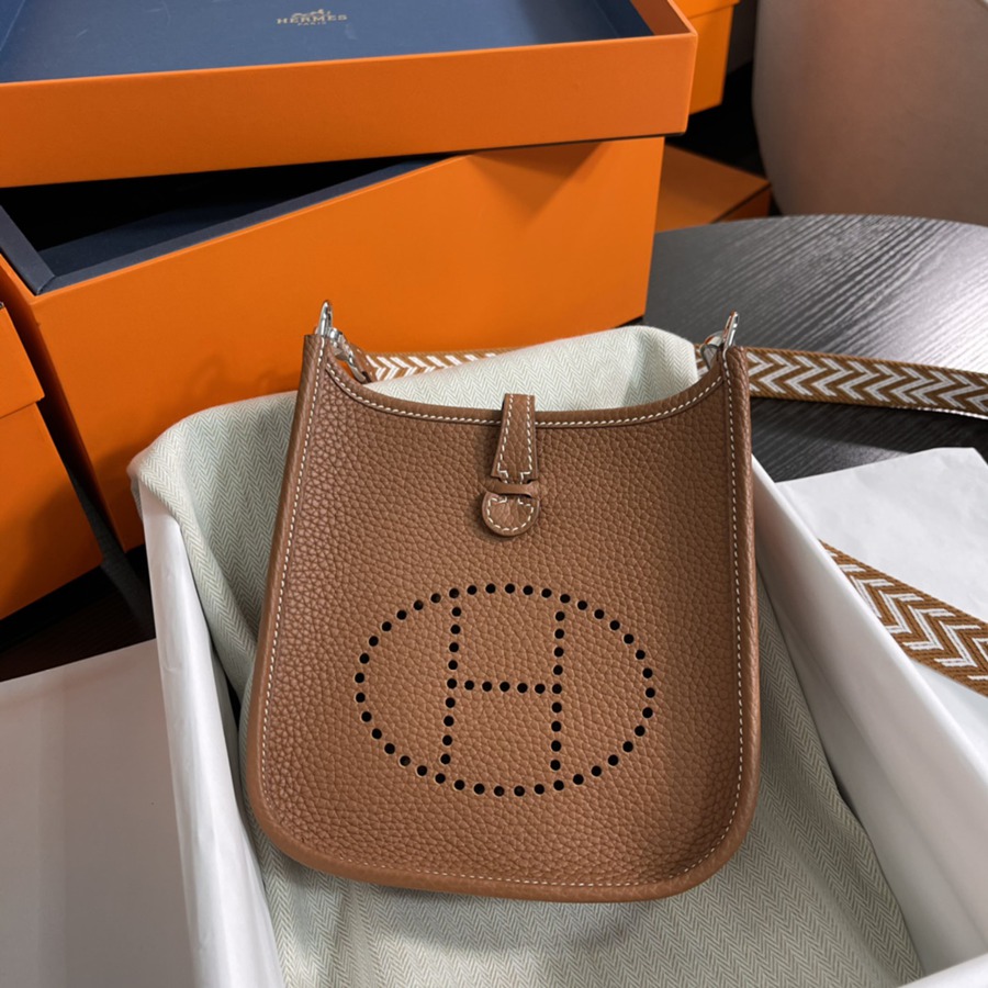 伊芙琳Evelyn 16 Mini 金棕TC皮_2