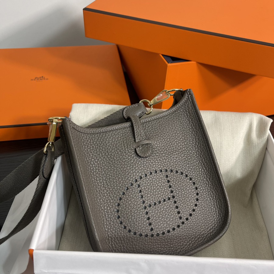 伊芙琳Evelyn 16 Mini 錫器灰 銀扣TC皮_2