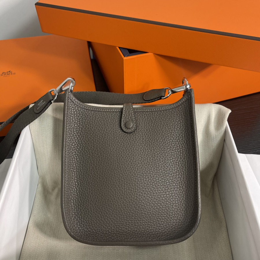 伊芙琳Evelyn 16 Mini 錫器灰 金扣TC皮_5