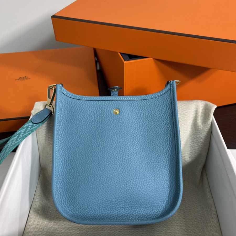 伊芙琳Evelyn 16 Mini 北方藍 金扣TC皮_4