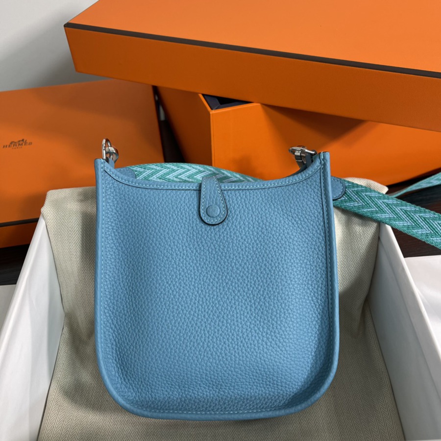 伊芙琳Evelyn 16 Mini 北方藍 銀扣TC皮_4