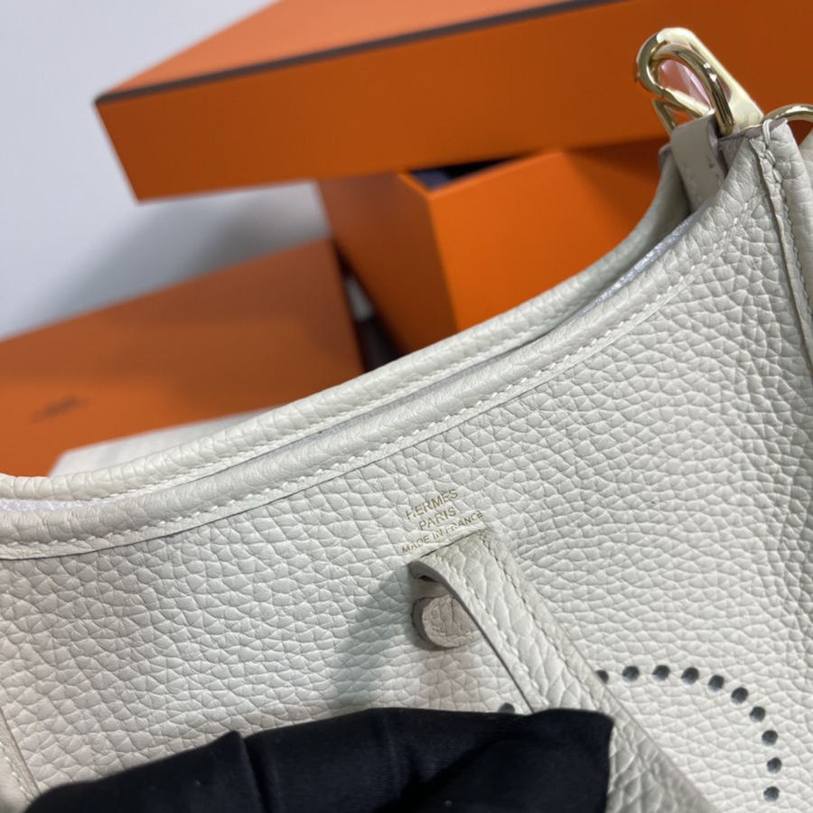 伊芙琳Evelyn 16 Mini 奶昔白 金扣TC皮_2