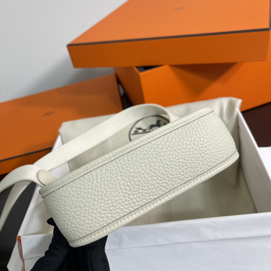 伊芙琳Evelyn 16 Mini 奶昔白 金扣TC皮_6