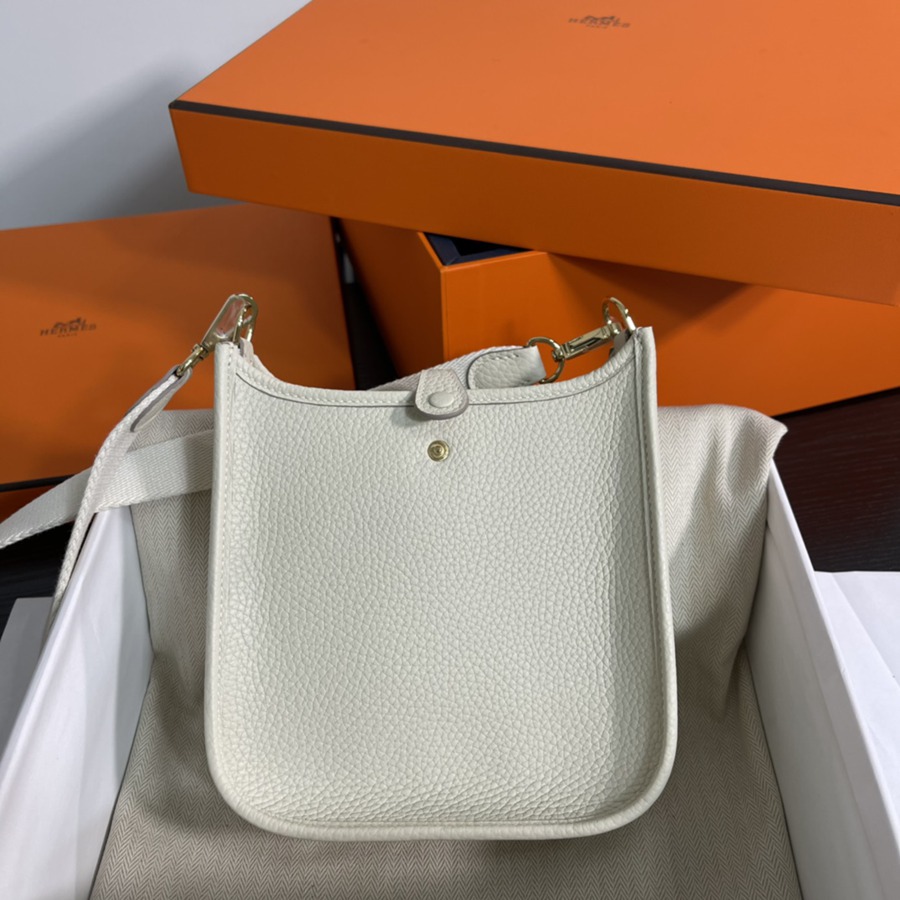 伊芙琳Evelyn 16 Mini 奶昔白 金扣TC皮_7