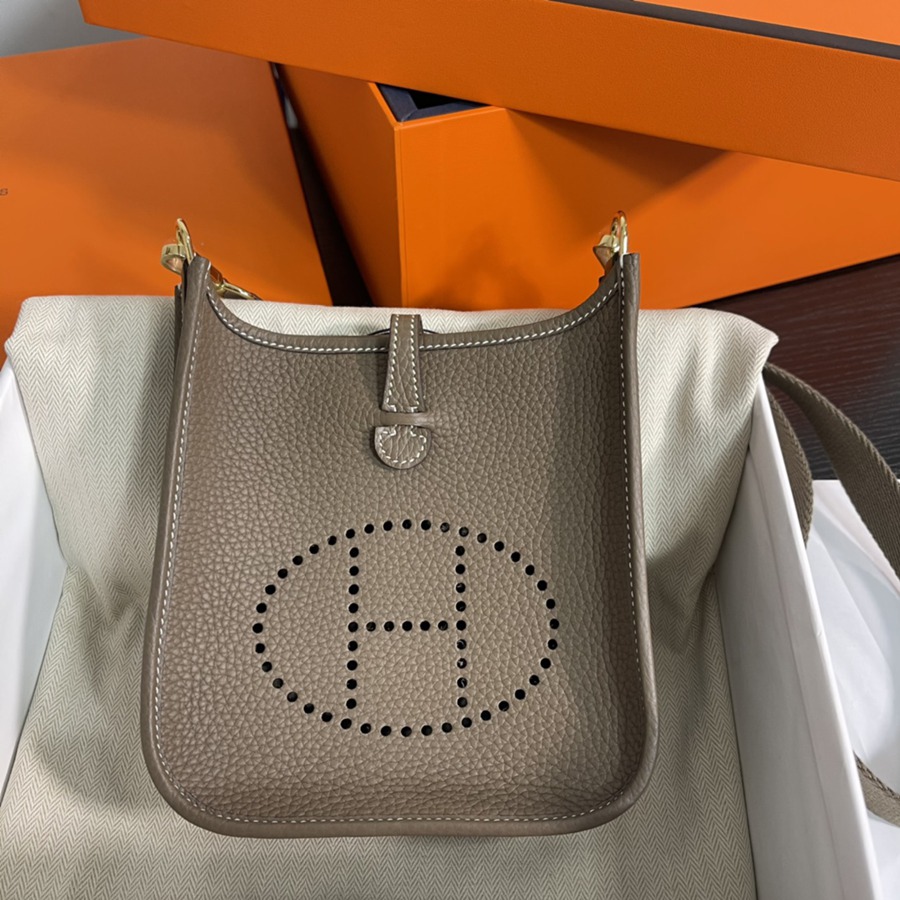 伊芙琳Evelyn 16 Mini 大象灰 金扣TC皮_1