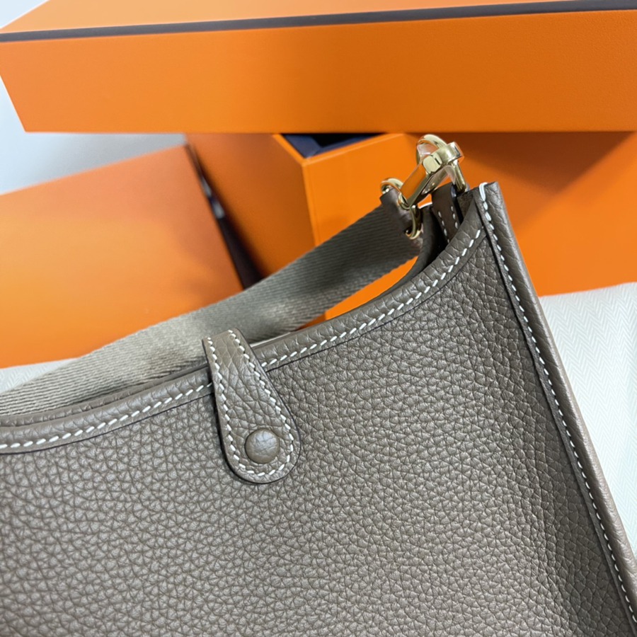 伊芙琳Evelyn 16 Mini 大象灰 金扣TC皮_6