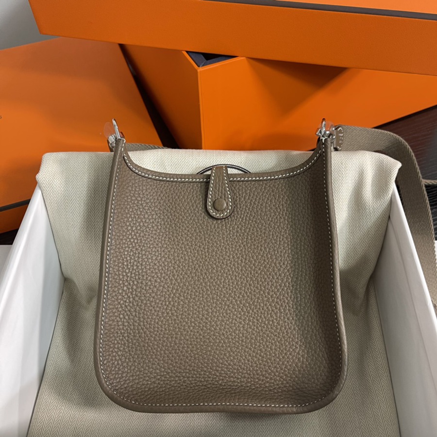 伊芙琳Evelyn 16 Mini 大象灰 銀扣TC皮_2