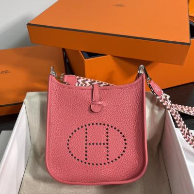 伊芙琳Evelyn 16 Mini 唇膏粉 銀扣TC皮