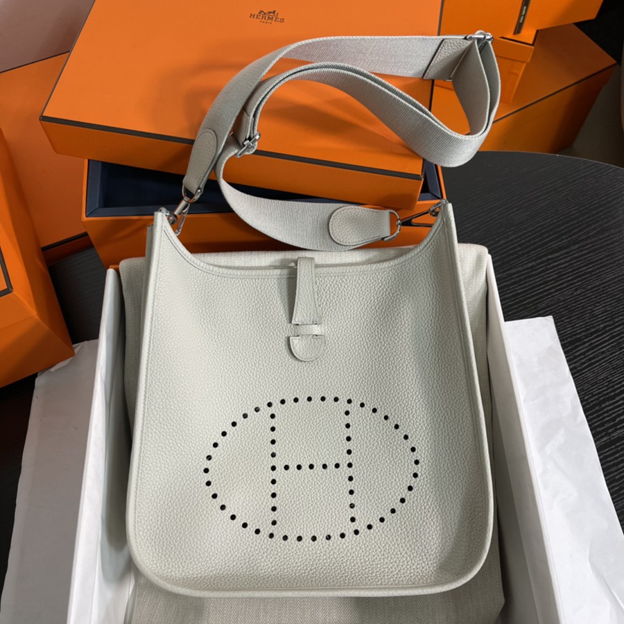 伊芙琳Evelyn 29 珍珠灰 銀扣 TC皮_1