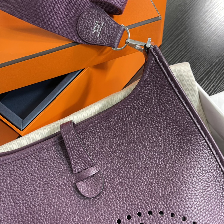 伊芙琳Evelyn 29 加侖紫 cassis 銀扣TC皮_2