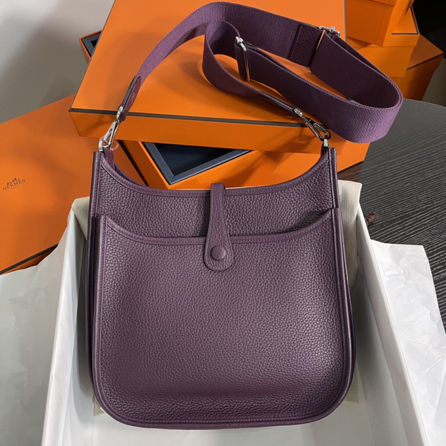 伊芙琳Evelyn 29 加侖紫 cassis 銀扣TC皮_4